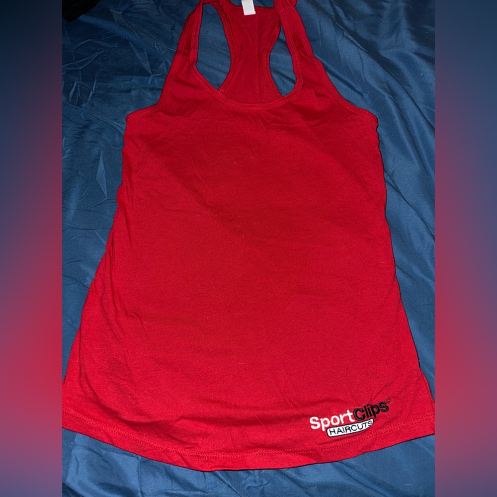 Sport Clips tank (uniform shirt)